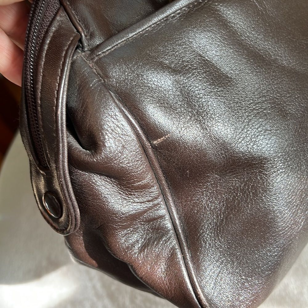 Etienne Aigner Mink Brown Soft Leather Handbag VTG? - Picture 10 of 12